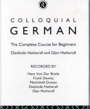 Cover of Colloquial German