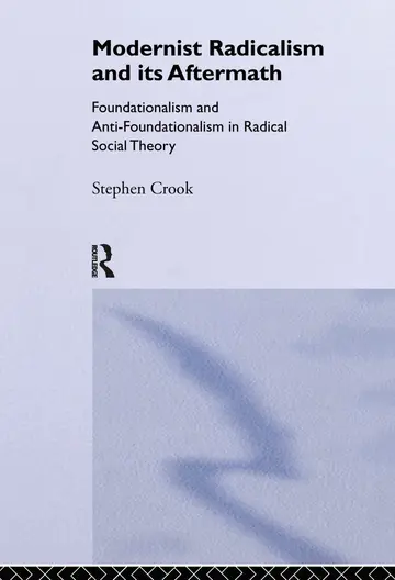 Cover of Modernist Radicalism and Its Aftermath