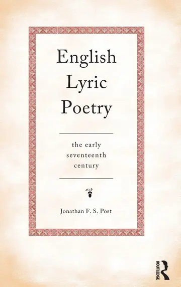 Cover of English Lyric Poetry