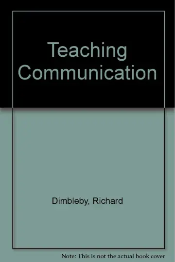 Cover of Teaching Communication