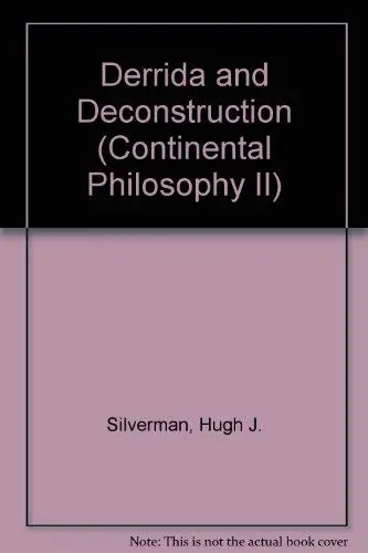 Cover of Derrida and Deconstruction