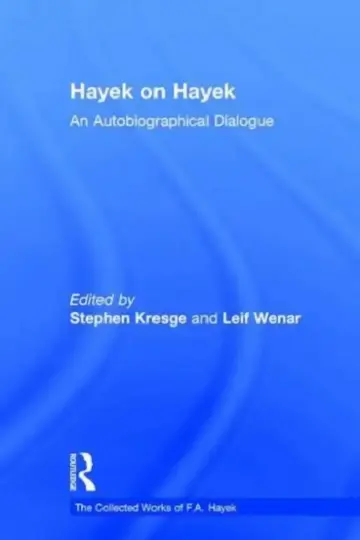 Cover of Hayek on Hayek
