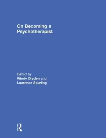 Cover of On Becoming a Psychotherapist