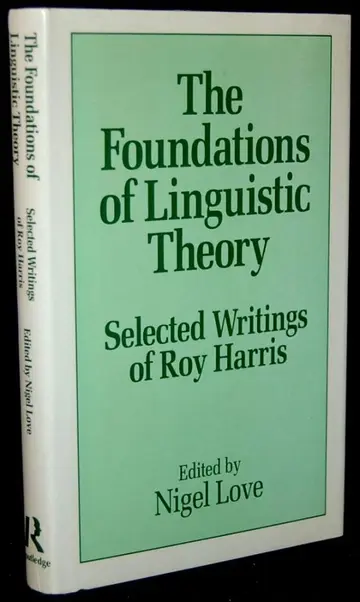 Cover of The Foundations of Linguistic Theory