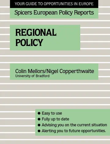 Cover of Regional Policy