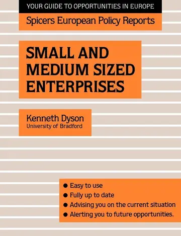 Cover of Small and Medium Sized Enterprises (003)