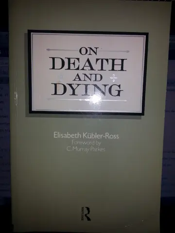 Cover of On Death and Dying