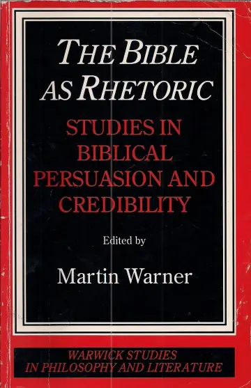 Cover of The Bible as Rhetoric