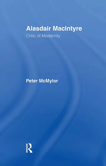 Cover of Alasdair Macintyre