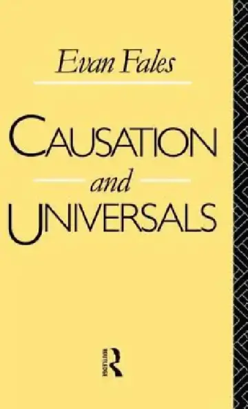 Cover of Causation and Universals