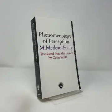 Cover of Phenomenology of Perception