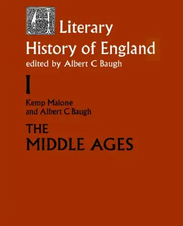 Cover of A Literary History of England