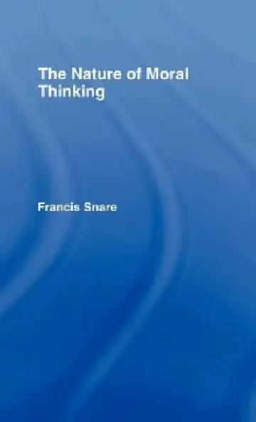 Cover of The Nature of Moral Thinking