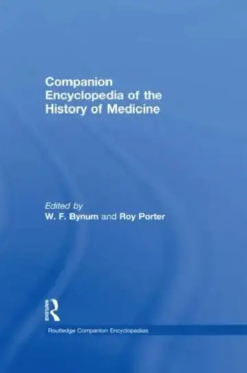 Cover of Companion Encyclopedia of the History of Medicine