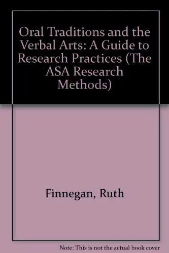 Cover of Oral Traditions and the Verbal Arts