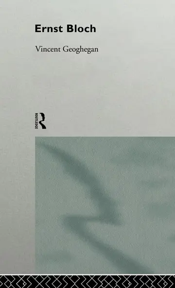 Cover of Ernst Bloch