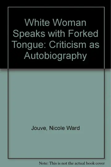 Cover of White Woman Speaks with Forked Tongue
