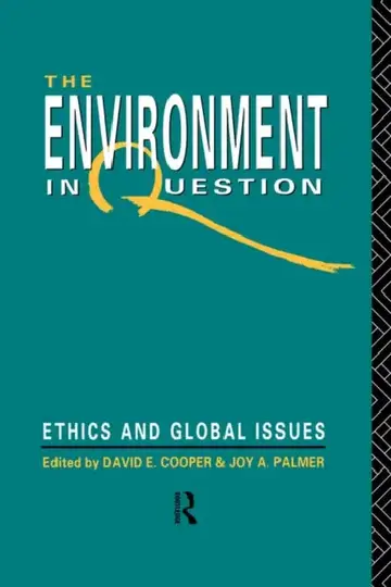 Cover of Environment in Question