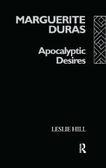 Cover of Marguerite Duras