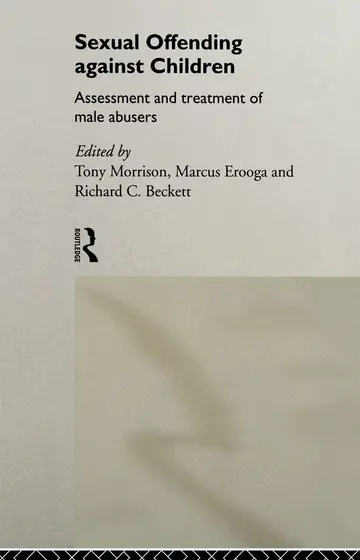 Cover of Sexual Offending Against Children