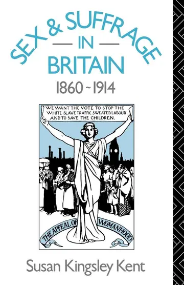 Cover of Sex and Suffrage in Britain 1860-1914