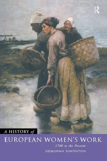 Cover of A History of European Women's Work