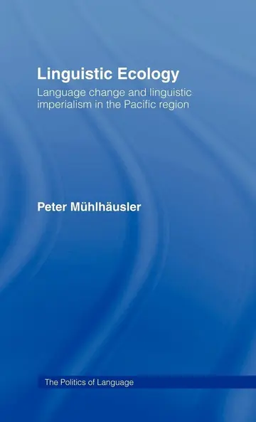 Cover of Linguistic Ecology
