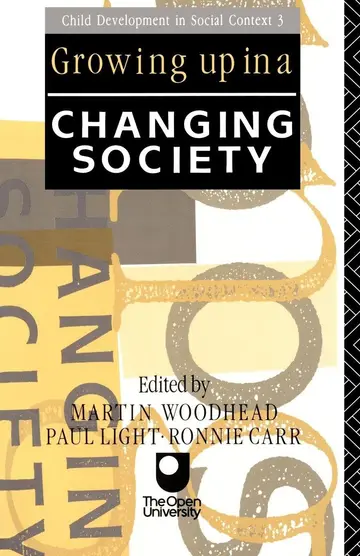 Cover of Growing up in a Changing Society