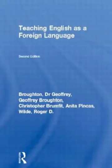 Cover of Teaching English as a Foreign Language