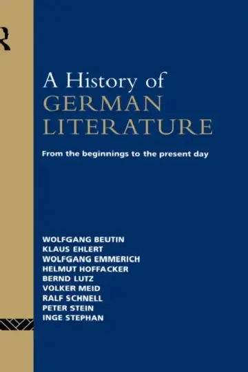 Cover of A History of German Literature