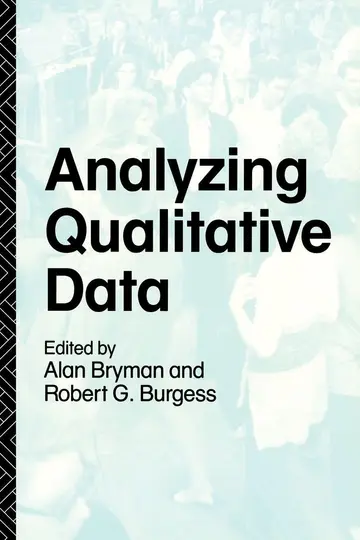 Cover of Analyzing Qualitative Data