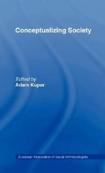 Cover of Conceptualizing Society