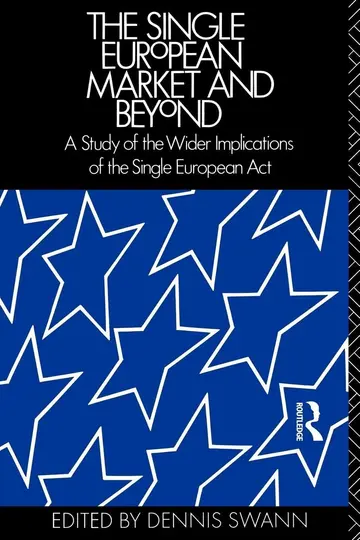 Cover of The Single European Market and Beyond