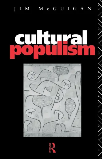 Cover of Cultural Populism