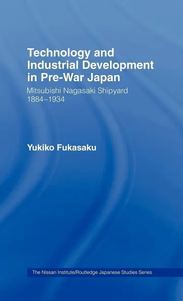 Cover of Technology and Industrial Development in Pre-War Japan