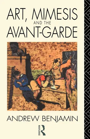 Cover of Art, Mimesis and the Avant-Garde