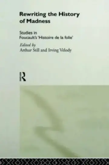 Cover of Rewriting the History of Madness