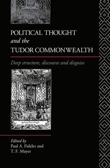 Cover of Political Thought and the Tudor Commonwealth