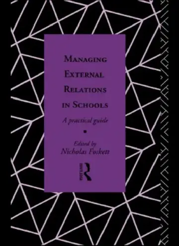 Cover of Managing External Relations in Schools