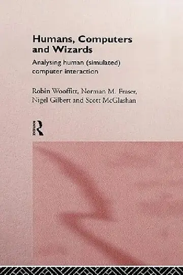Cover of Humans, Computers and Wizards