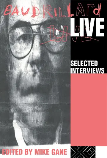 Cover of Baudrillard Live