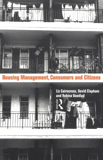 Cover of Housing Management, Consumers, and Citizens
