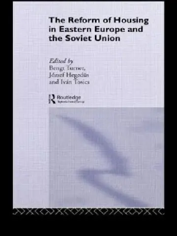 Cover of The Reform of Housing in Eastern Europe and the Soviet Union
