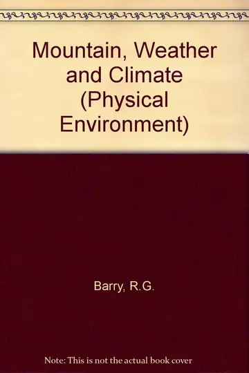 Cover of Mountain, Weather and Climate