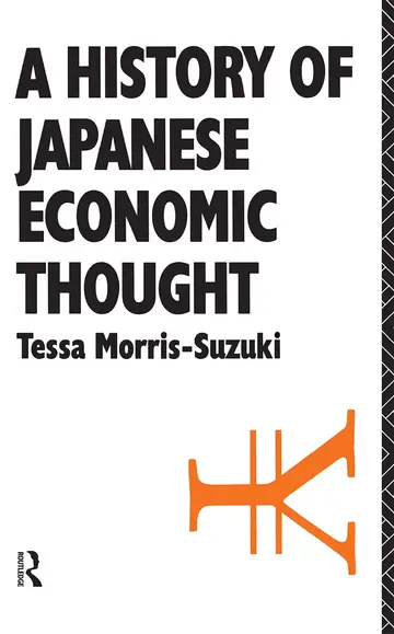 Cover of A History of Japanese Economic Thought