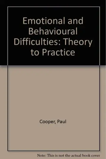 Cover of Emotional and Behavioural Difficulties