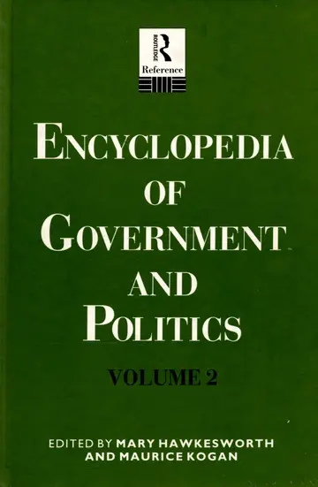 Cover of Encyclopedia of Government and Politics