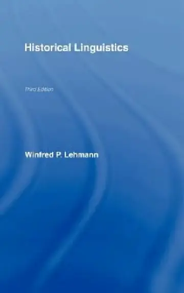 Cover of Historical Linguistics