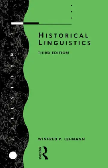 Cover of Historical Linguistics