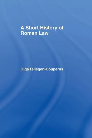 Cover of A Short History of Roman Law